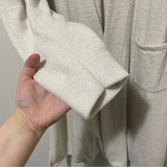 Knix Cream Teddy Thick Comfortable Lounge Soft Open Front Cardigan Size XL - Picture 6 of 7